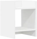 vidaXL Blumenst&auml;nder Pflanzenst&auml;nder Wei&szlig; 30 x 30 x 40 cm Holzwerkstoff (1...