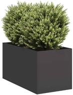 vidaXL Pflanzk&uuml;bel 40 x 80 x 40 cm Pflanzk&uuml;bel aus Kaltgewalztem Stahl Schwarz