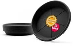 BigDean Blumentopfuntersetzer 20 St&uuml;ck Topfuntersetzer &Oslash; 29,5 cm in Anthrazit...