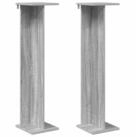 vidaXL Blumenst&auml;nder Pflanzenst&auml;nder 2 Stk. Sonoma-Grau 25 x 25,5 x 100,5 cm...