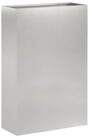 vidaXL Blumentopf Garten-Pflanzgef&auml;&szlig; Silber 50 x 20 x 75 cm Edelstahl (1 St)