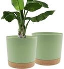 LuxusKollektion Blumentopf Bument&ouml;pfe 2er Zimmerpflanzen Entw&auml;sserung...