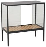 Brafab Mehrzweckschrank Modernes Gew&auml;chshaus mit Boden in Holzoptik f&uuml;r