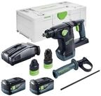 FESTOOL Akku-Kombibohrhammer KHC 18 EB-Basic Akku Kombihammer 18 V 2,6 J...