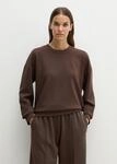 Sweatshirt MARC O'POLO, Damen, Gr. XS, braun (dunkelbraun), Jersey, Obermaterial: 50%