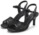 LASCANA Mid-Heel-Sandalette, Sandale, offener Schuh, Sommerschuh, Sandalette...