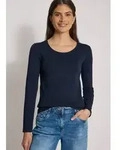 CECIL Langarmshirt Style Pia blau L (42)