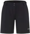 Fahrradhose CMP, Damen, Gr. 40, N-Gr, schwarz (antracite), Obermaterial: 92%