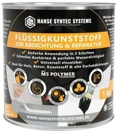 Hanse Syntec Systems Dichtstoff HSS Fl&uuml;ssigkunststoff, geeignet f&uuml;r alle