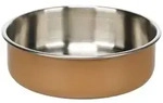 Flamingo Futternapf Futter- und Trinknapf Yumi rund beige f&uuml;r Hunde beige 1550 ml 