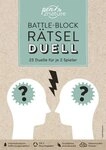 Battle-Block R&auml;tsel-Duell, Spieleblock mit 25 Duellen f&uuml;r je 2 Spiele /...