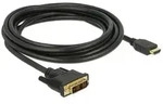 Delock DeLOCK 85585 Videokabel-Adapter 3 m DVI HDMI Typ A (Standard) Schwarz