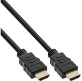 Inline HDMI-High Speed Kabel mit Ethernet, Premium, 4K2K, ST/ST, schwarz...