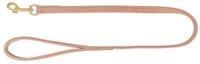 TRIXIE Hundeleine Hundeleine Pure aus Nubukleder mit Handschlaufe - rosa - 1,20...