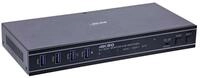 Inline KVM Switch, 2-fach, HDMI & DP, Dual Monitor, 4K60Hz, USB Hub, schwarz