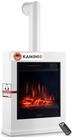 KAMINIO Elektrokamin KALLE, Elektrischer Kamin mit 3D-Flammeneffekt, Heizung...