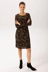 Aniston CASUAL Minikleid mit Leo-Muster in Ausbrenner-Optik - NEUE KOLLEKTION