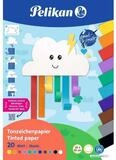Pelikan Bastelkartonpapier Pelikan 101585 Karton/Bastelpapier 120 g/m&sup2; 20...