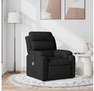 vidaXL Sessel vidaXL Massagesessel Schwarz Stoff