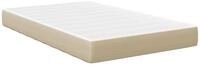 vidaXL Bett Bettmatratze mit Matratze Salbei 120 x 190 cm Stoff (1-tlg)