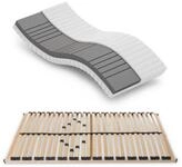 Kaltschaummatratze + Lattenrost 120x200 H2 Set Betten-ABC KSP-500 + MAX 1,...