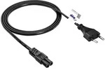 Akyga Akyga Strom Anschlusskabel [1x Euro-Stecker - 1x Kleinger&auml;te-Buchse C7