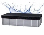 Quick Star Pool-Abdeckplane Sommer & Winter Poolabdeckung 200 g/m2 PE...