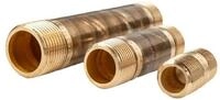 Viega Gewindefitting Rotguss Langnippel IG/IG Typ 3530 DVGW, 3/8 Zoll x 150 mm