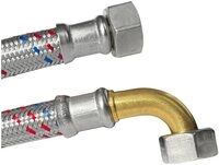KLASEBO&reg; Flexschlauch Panzerschlauch 1/2 Zoll, Edelstahl Panzerschlauch, DVGW,