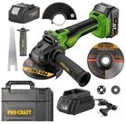 PRO CRAFT Akku-Winkelschleifer PGA22-1B-C Akku Winkelschleifer 20 V 125 mm Brushless