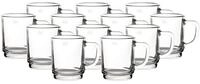 Pasabahce Tasse Pub Glastassen Kaffeegl&auml;ser 0,2 l 12er Set, 12-tlg., Glas