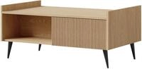 WFL GROUP Couchtisch Arysa Kaffeetisch mit 15 cm hohen Metallf&uuml;&szlig;en (MADE IN...