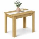 VCM Esstisch Disalo K&uuml;chentisch B. 80 x T. 50 x H. 75 cm, Essecke mit 4...