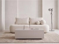 WFL GROUP Couchtisch rechteckig in Blockform, mobil mit versteckten Rollen...
