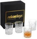 relaxdays Gl&auml;ser-Set 4er Set Whisky Gl&auml;ser, 4-tlg., Glas