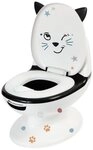 Bebeconfort Toilettentrainer BBC MINI SIZE TOILET BLACK&WHITE WITH STICKERS AMA