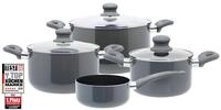 Elo Topf-Set Rhino Topfset 4-teilig, Aluminium (Set, 7-tlg), Hitzeisolierende