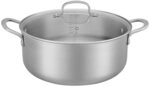 RESTO Kitchenware Kochtopf CORVUS mit Glasdeckel, TRI-PLY- Aufbau &ndash; 3-lagige