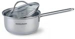 FACKELMANN Kochtopf Edelstahl-Stieltopf, Kochtopf, Saucepan, Suppentopf,...