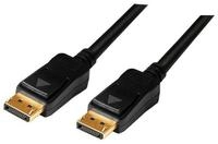 LogiLink LogiLink CV0113 DisplayPort-Kabel 15 m Schwarz Audio- & Video-Kabel