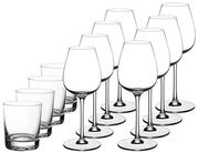 Villeroy & Boch Gl&auml;ser-Set Purismo Wine Gl&auml;ser-Set 12-tlg., 12-tlg., Glas