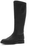 Gabor Stiefel Blockabsatz, Langschaftstiefel mit Rei&szlig;verschluss, G-Weite schwarz 35