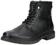 TOM TAILOR Stiefelette Lederimitat/Textil . Schn&uuml;rstiefelette