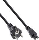 Inline InLine&reg; Netzkabel f&uuml;r Notebook, 3pol C5 Kupplung, schwarz, 0,3m...