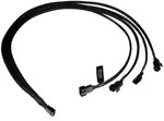 AlphaCool CPU K&uuml;hler Alphacool Y-Kabelsplitter 4-Pin auf 4x 4-Pin PWM schwarz