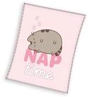 Kinderdecke Pusheen Fleecedecke Kuscheldecke 130 x 160 cm, Pusheen
