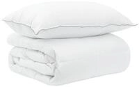 vidaXL Baumwollbettdecke Duvet- und Kopfkissen-Set 2 stk. 155 x 200 cm Sommer...