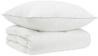 vidaXL Bett G&auml;nsedaunen-Bettdecken-Set 90% FULDA 2 stk. 140 x 200 cm Wei&szlig;...
