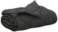 vidaXL Baumwollbettdecke Sommerdecke 220 x 260 cm Sommer 200 gsm Anthrazit,...