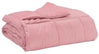 vidaXL Bett Ganzjahresbettdecke 155 x 220 cm 4 Jahreszeiten Rosa (1-tlg)